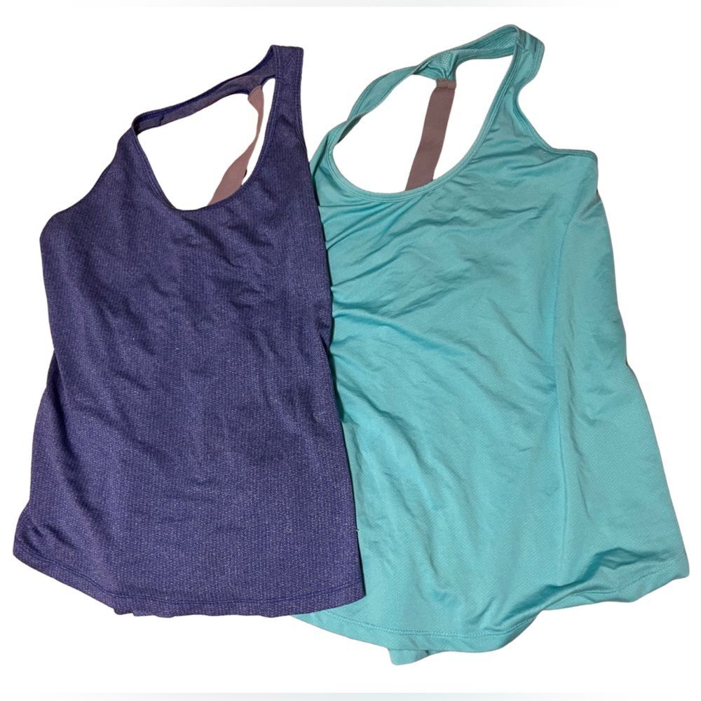 Old Navy Active Women's Blue and Teal Tops